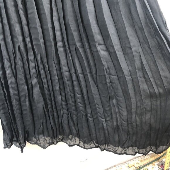 Vintage Rubina Dress Womens Small Black Lace Pleats Fairy Whimsigoth  Feminine - Picture 10 of 16